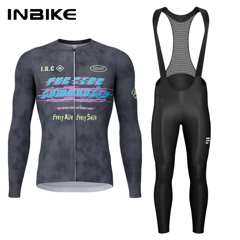 Cycling Community - INBIKE-Conjunto de ciclismo para hombre, Jersey