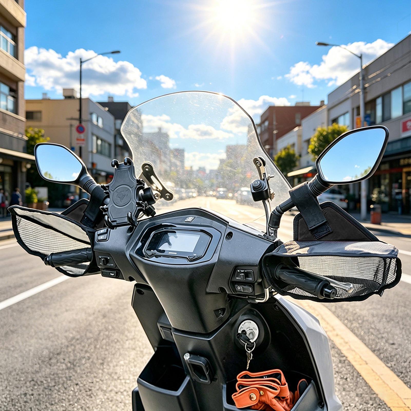Cycling Commute Distance - Guantes para manillar, guantes de malla