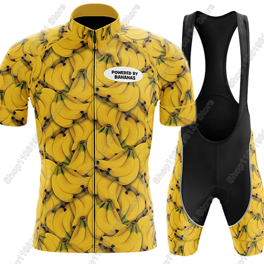 Cycling Commute Shorts - Powerouge-by-Bananas 2026 Conjunto de Jersey de
