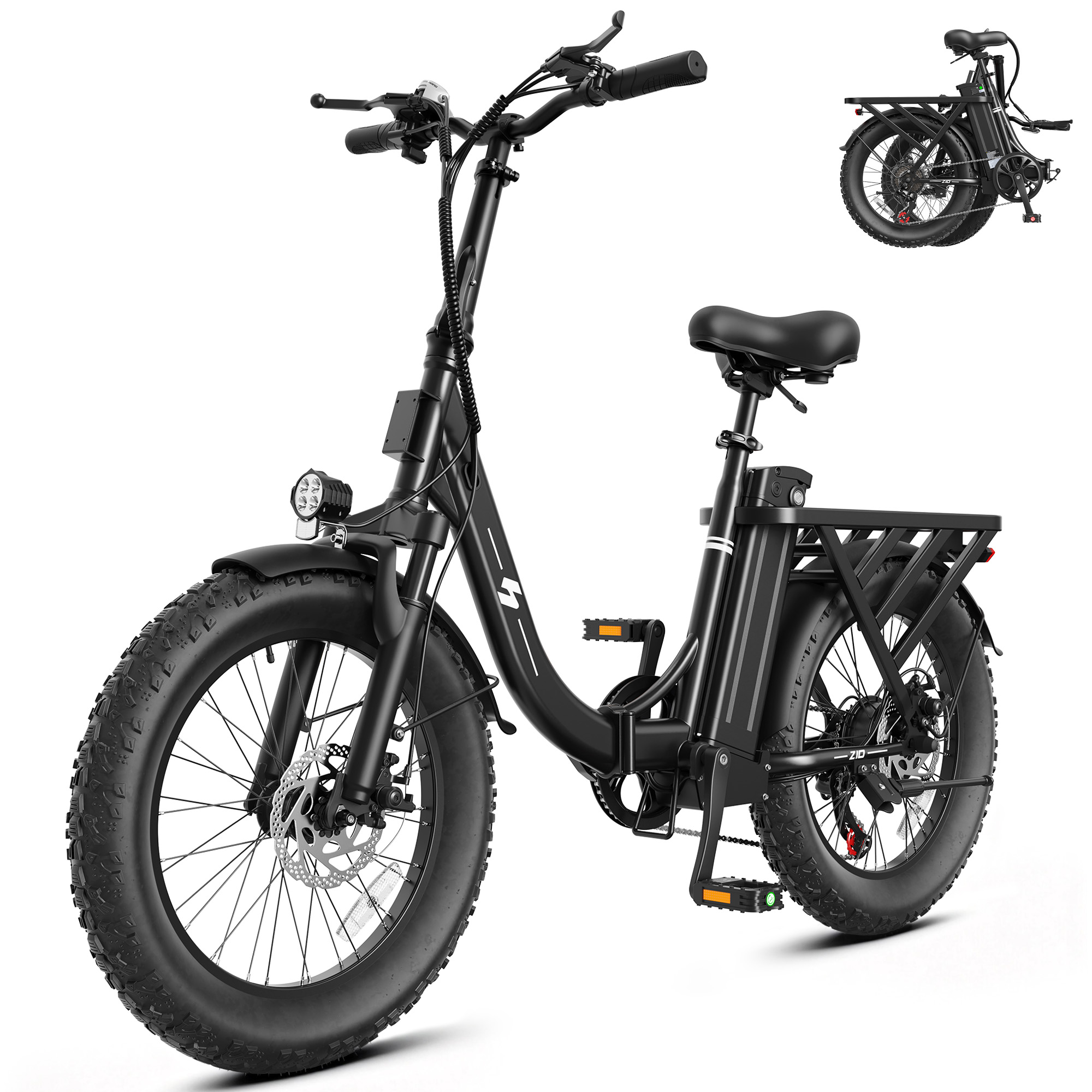 Commuting With Bike - Bicicleta Eléctrica Plegable Hopepeak Z10 para