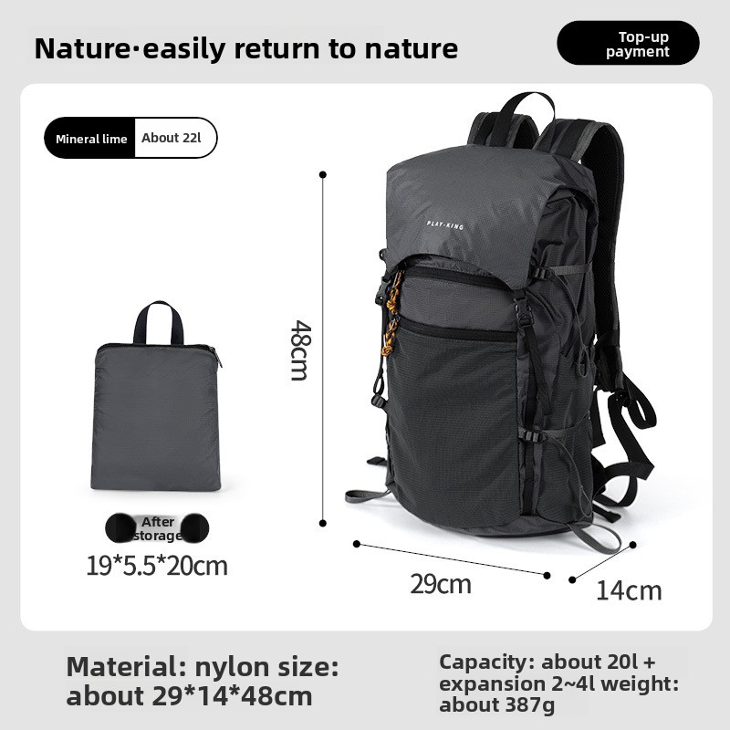 Cycling Commuter Backpack - Mochila Plegable Ultraligera, Impermeable, de Gran