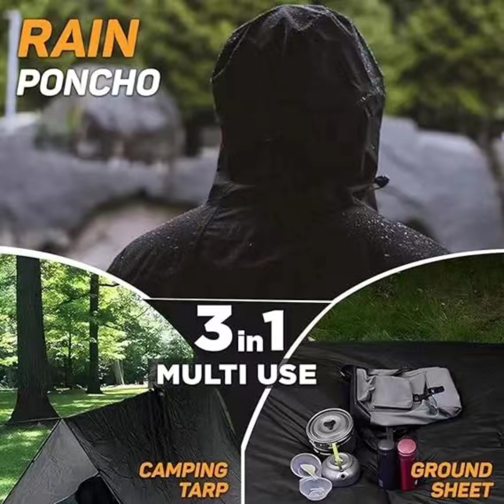 Cycling Rain Jacket Commute - Poncho de lluvia impermeable ligero con