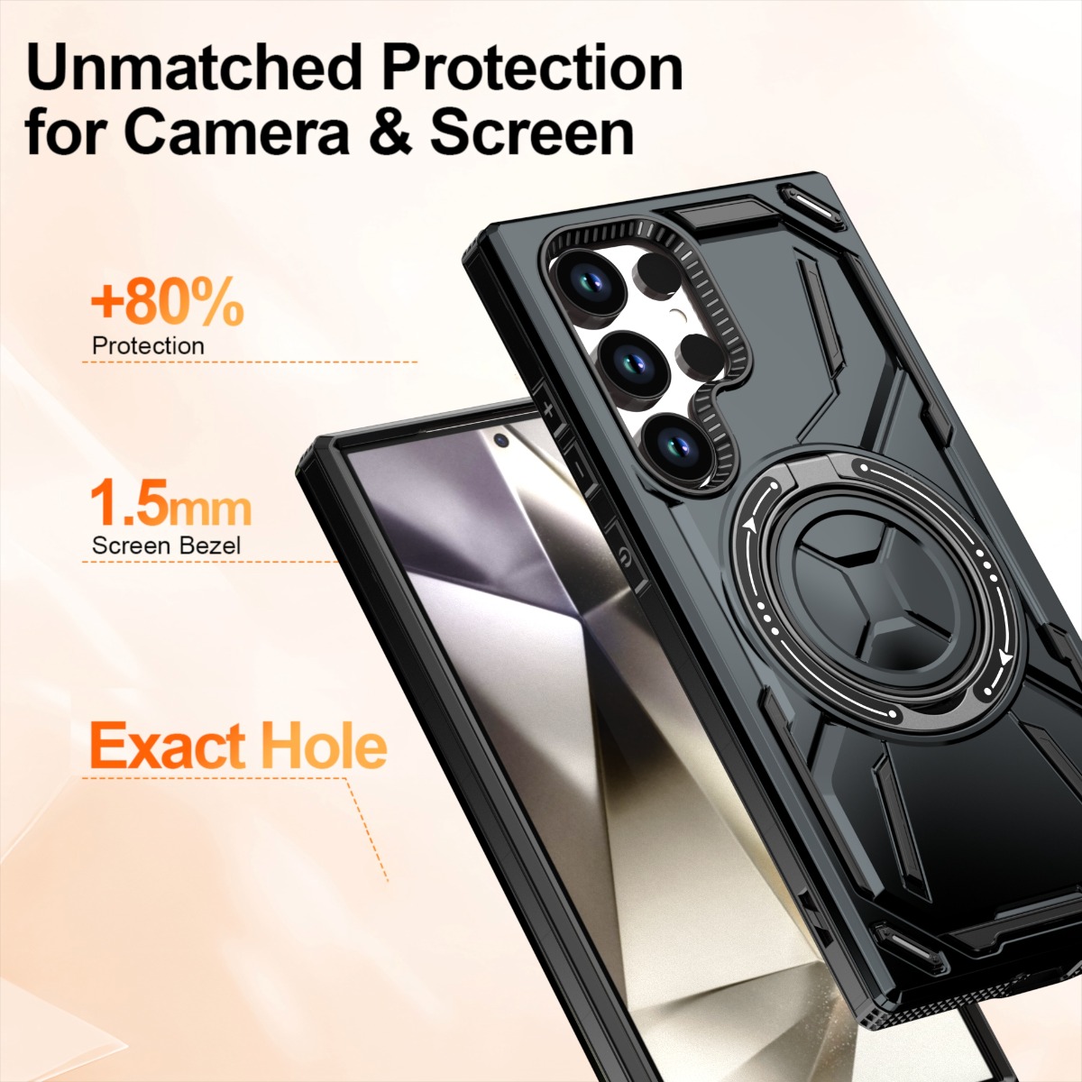 Funda de teléfono para Samsung - Kickstand Adjustable reseña y precio