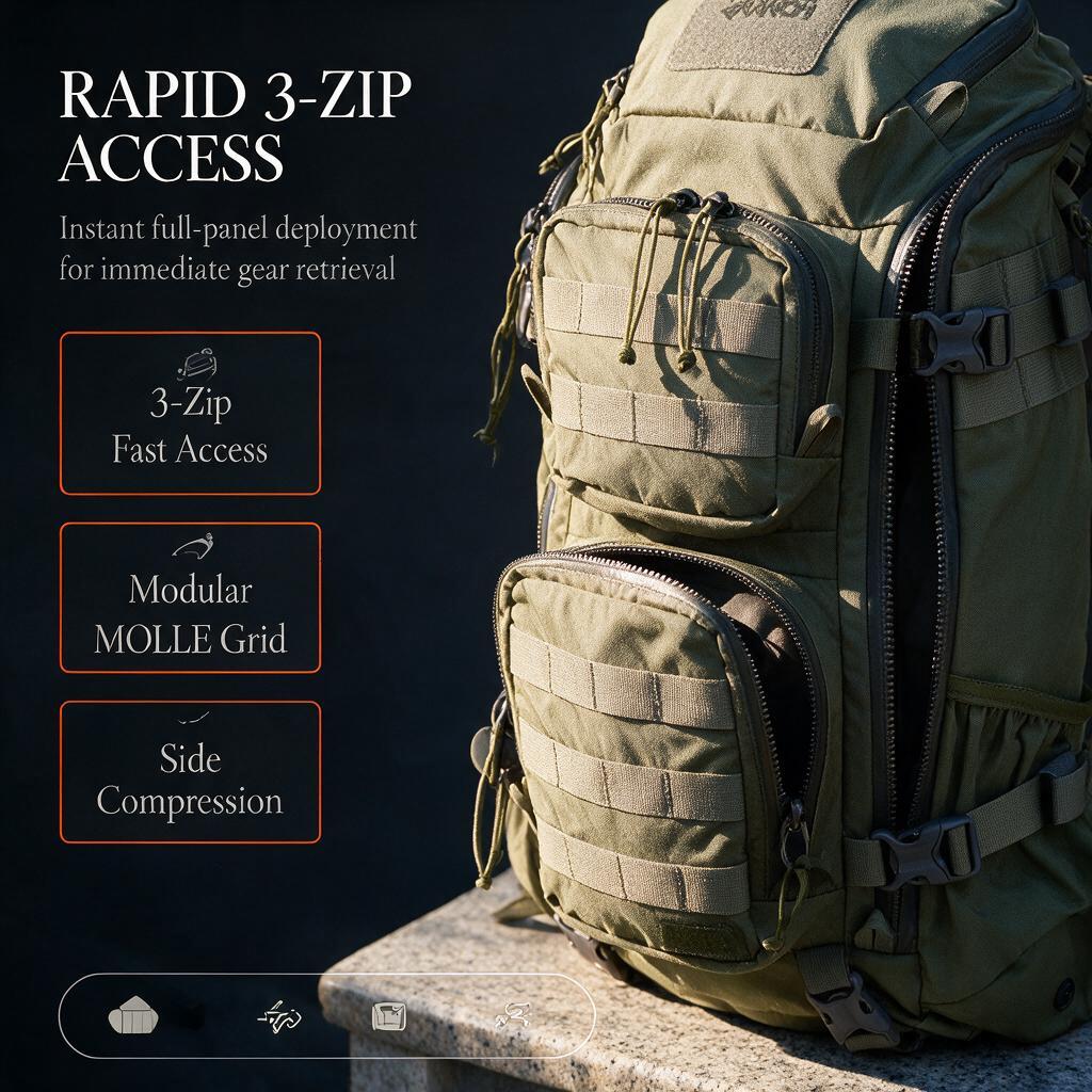 Mochila táctica ligera Mystery - Cycling Commuter Backpack reseña y precio