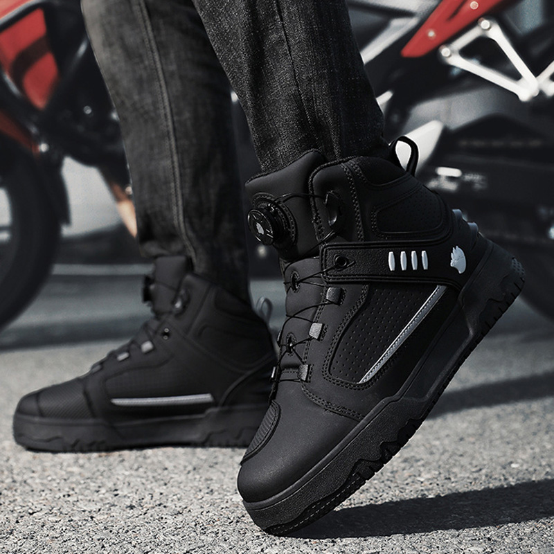 Botas de moto para hombre, imp - Cycling Shoes For Commute reseña y precio