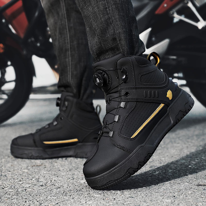 Botas de moto para hombre, imp - Cycling Shoes For Commute reseña y precio